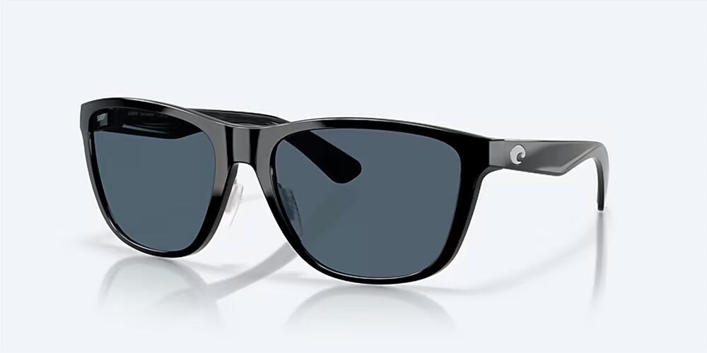 NEW COSTA DEL MAR unisex corrientes polarized sunglasses in black gray